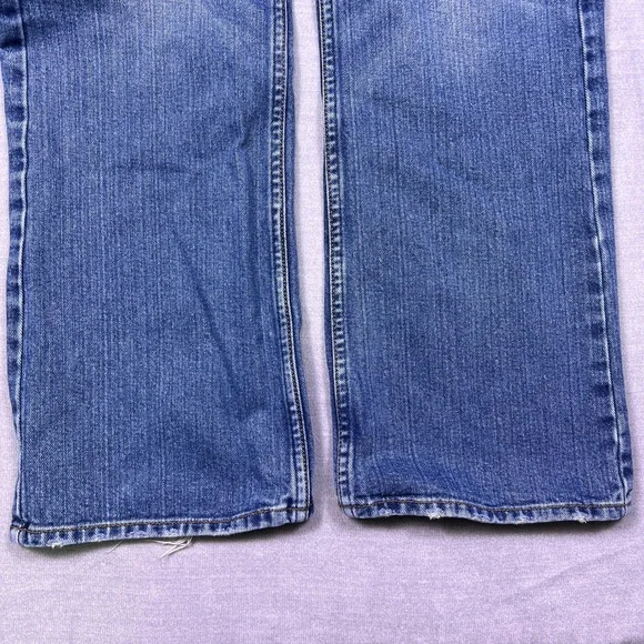 American Eagle Outfitters Mens Bootcut Jeans Medium Wash 34x34 Blue Denim - Picture 12 of 16